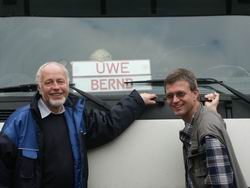 Abschiedfoto Bernd Müller und Uwe Schütz