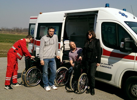 Rollstühle für Cacovec, Kroatien